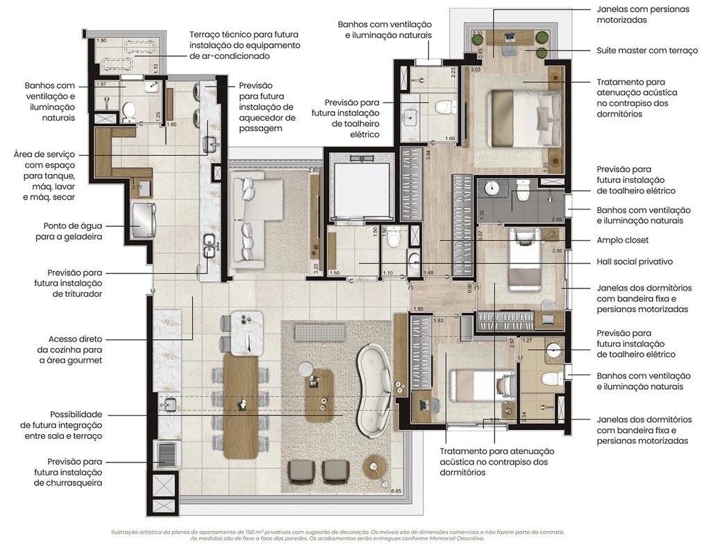 Purity Moema: 3 dorm 150m² opção