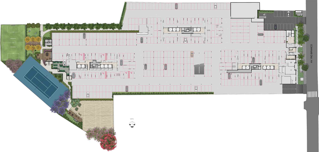 Reserva São Caetano Parque: Implantação
