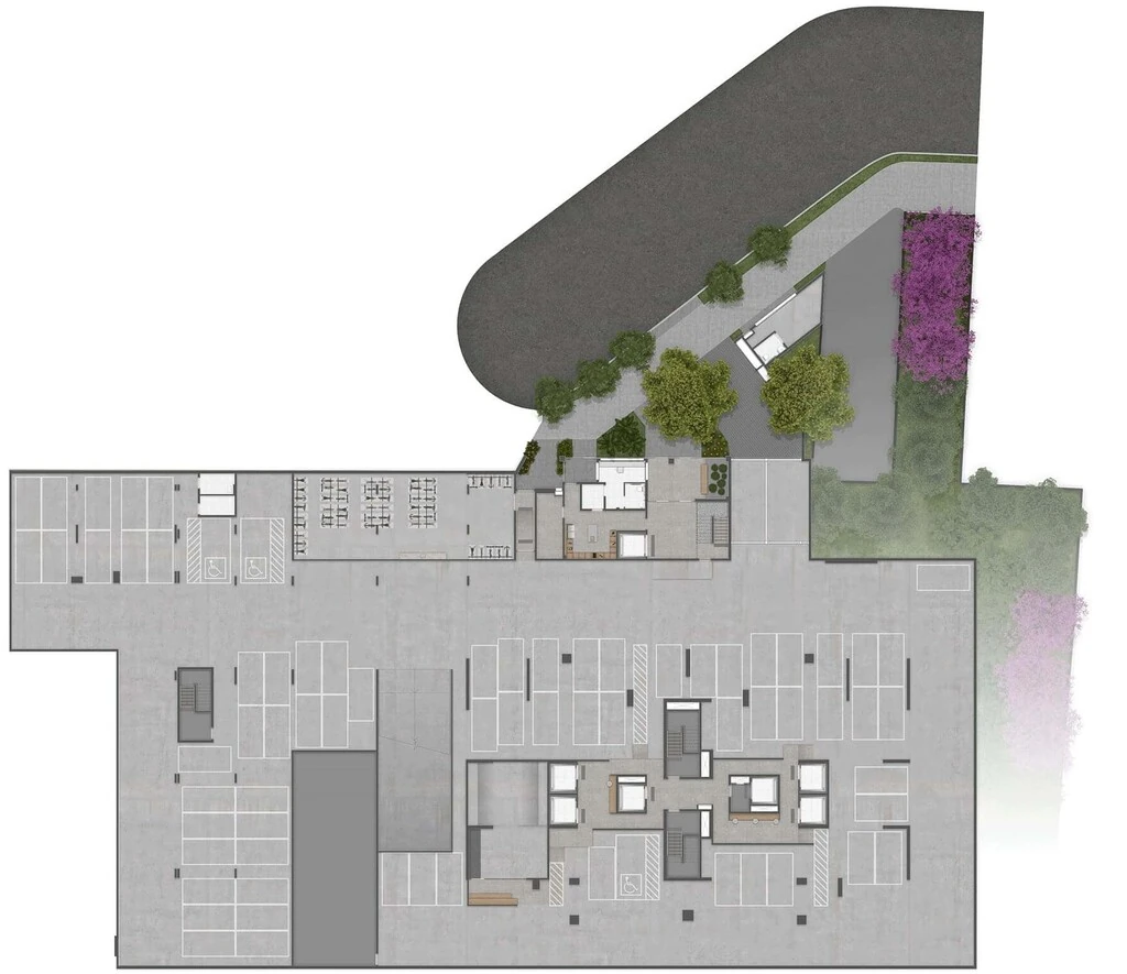 Residence Unik: Pavimento subsolo