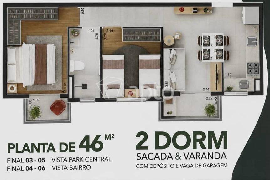 Planta do Residencial Park Monumental