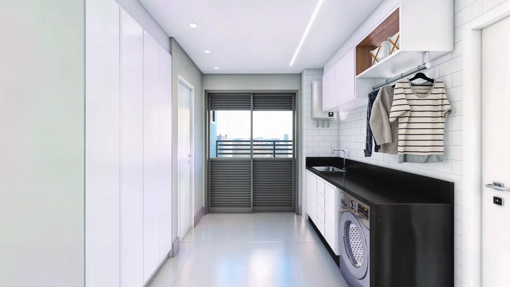 Residencial Pitangueiras: Lavanderia