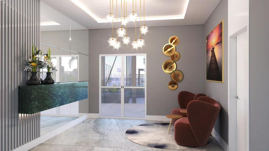 Residencial Santorino: Hall