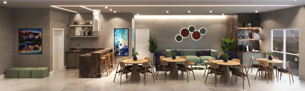 Residencial Santorino: Salão de festas