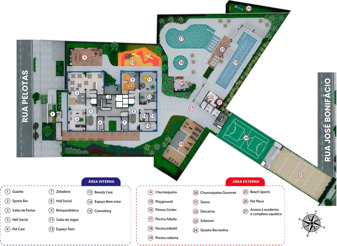 Planta do Residencial Villa Antinori