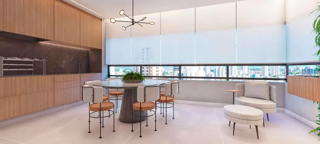 Skyline: Espaço gourmet