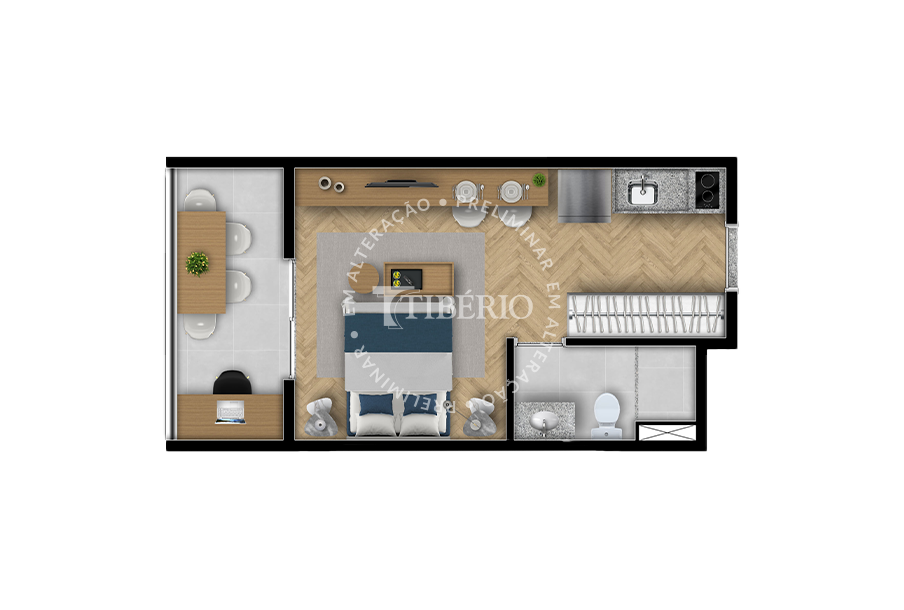 Supremo Parque da Mooca: 1 dorm 27m² studio