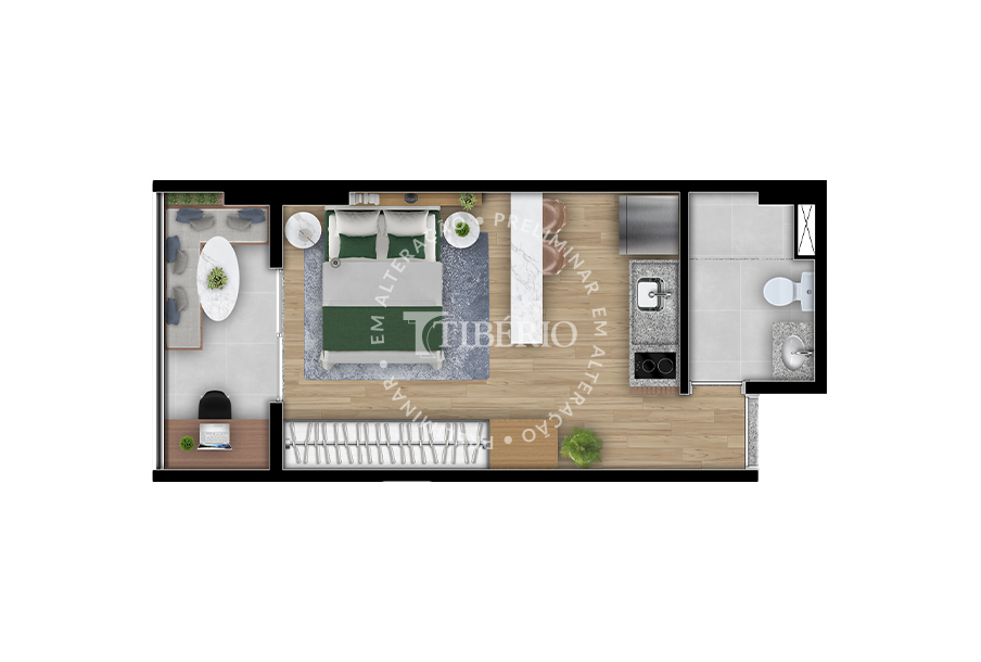 Supremo Parque da Mooca: 1 dorm 27m² studio