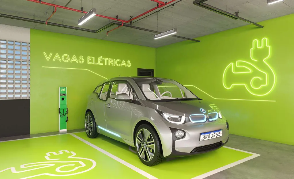 Terrazzo Jardim: Ponto carro eletrico