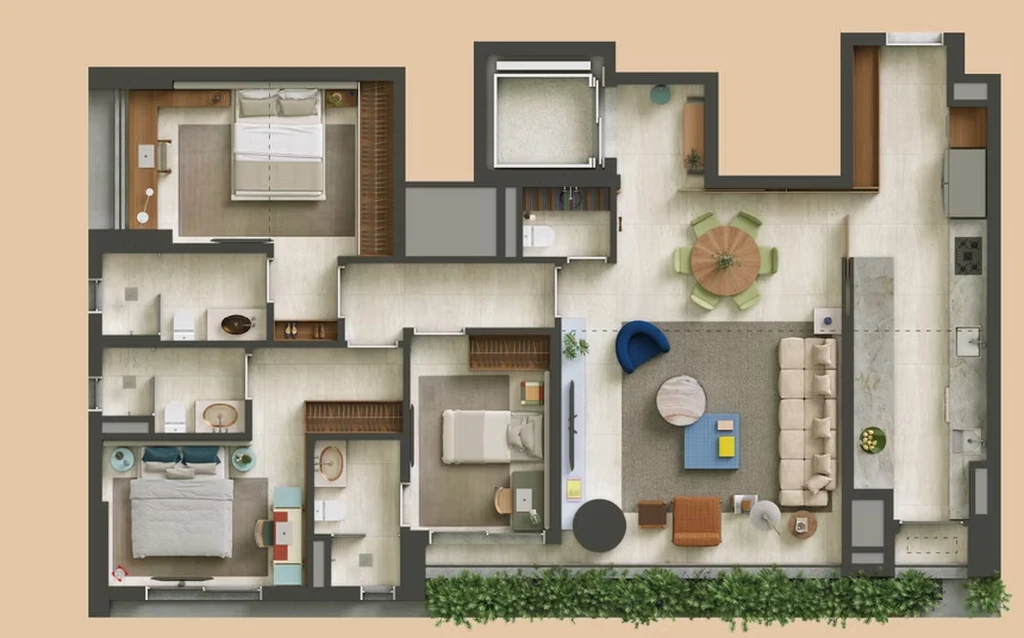 Tess Brooklin: 3 dorm 130m²