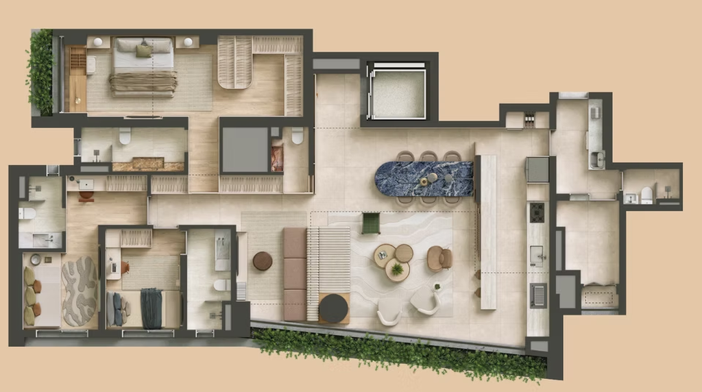 Tess Brooklin: 3 dorm 170m²