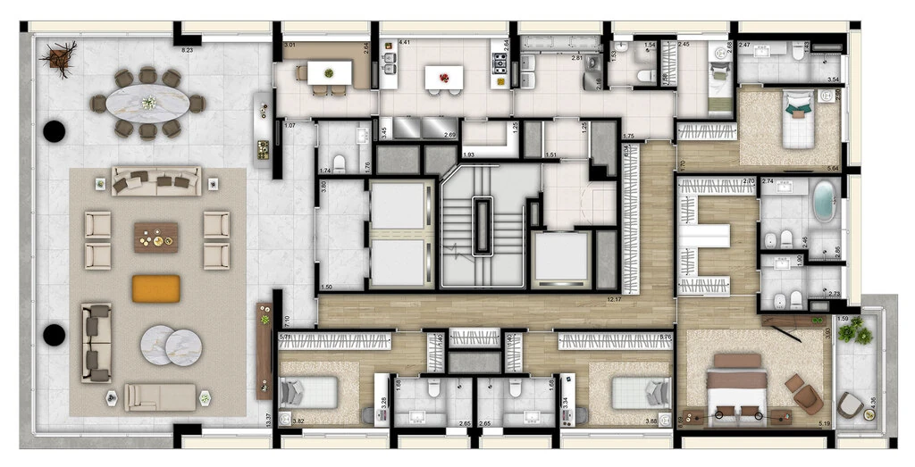 The Frame Vila Nova Conceição: 4 dorm 353m²