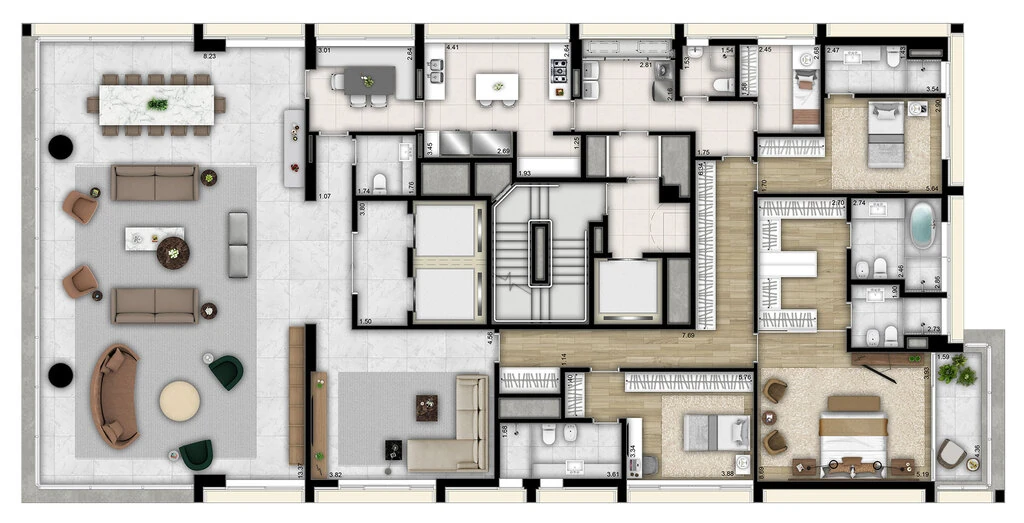 The Frame Vila Nova Conceição: 3 dorm 353m² opção