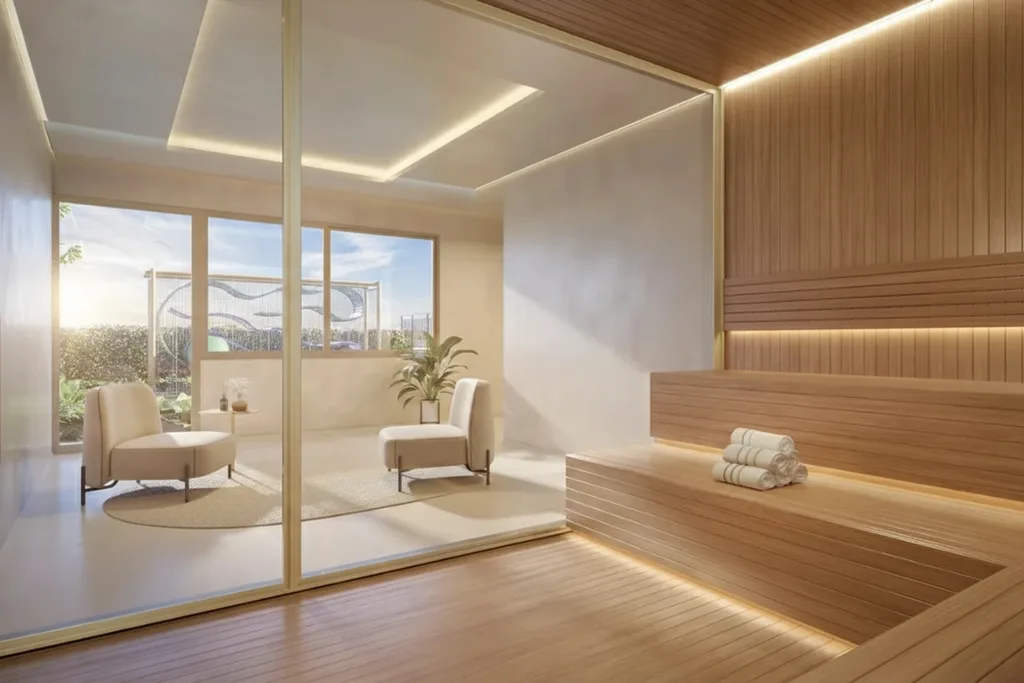 The New Residence Brooklin by Living: Sauna