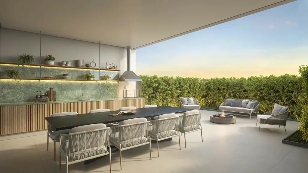 The New Residence Brooklin by Living: Espaço gourmet externo