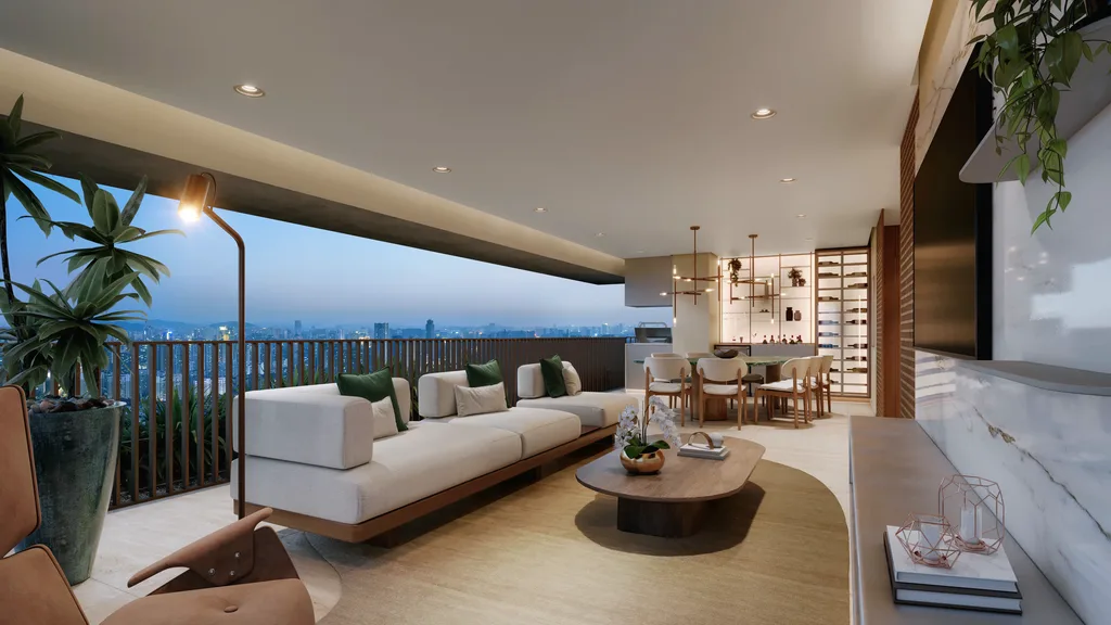The Only Moema: Living apartamento decorado 2