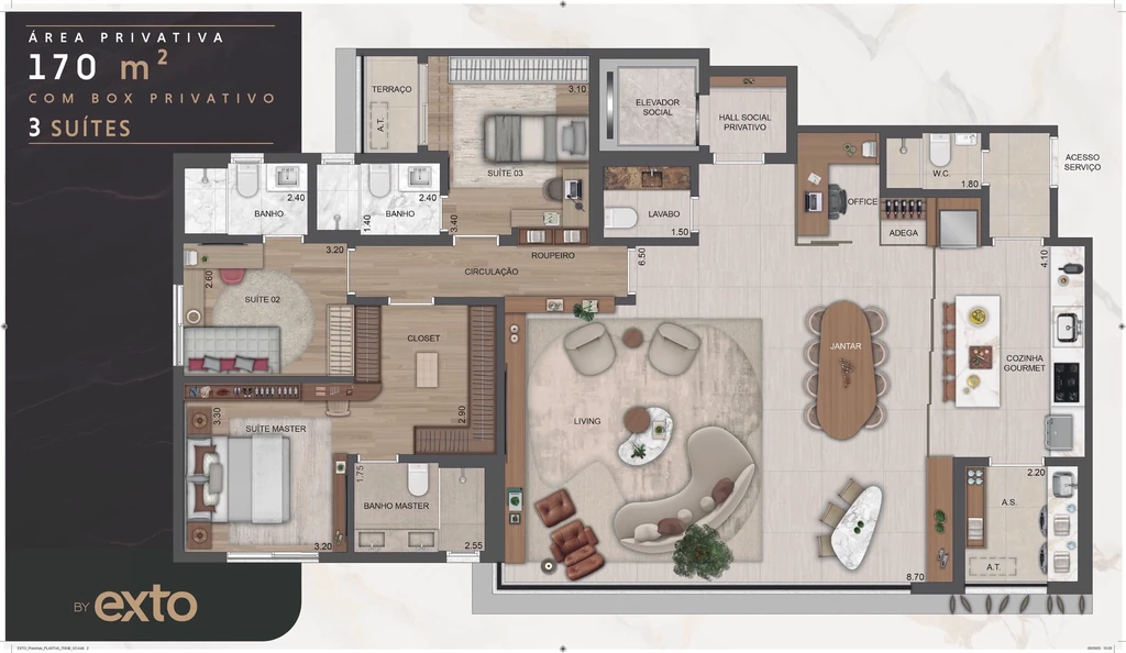 Planta do The Selection Moema