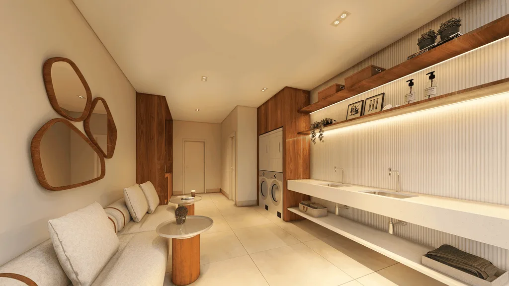 The View Ibirapuera Residences: Lavanderia