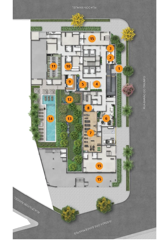 Planta do Today Campo Belo