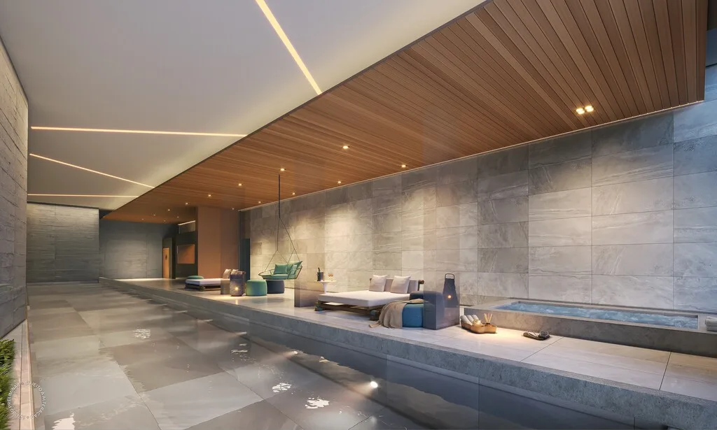 Tons Klabin: Piscina coberta