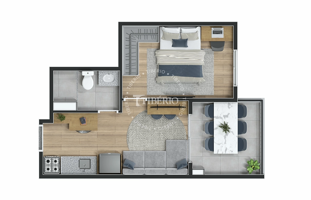 Top Mooca: 1 dorm 31m²