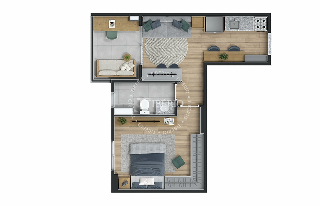 Top Mooca: 1 dorm 37m²