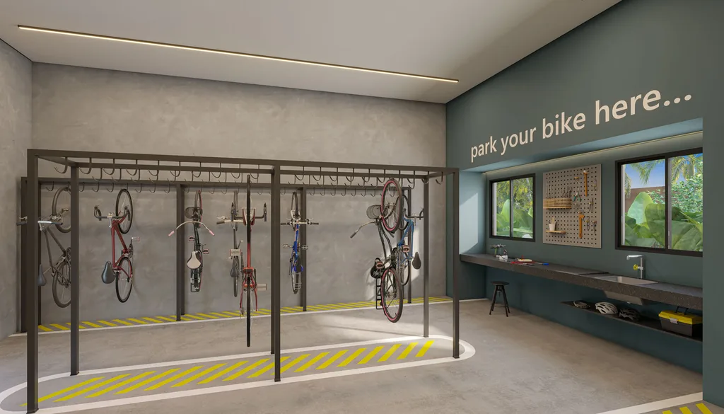 Uniko Vila Olímpia: Bicicletário