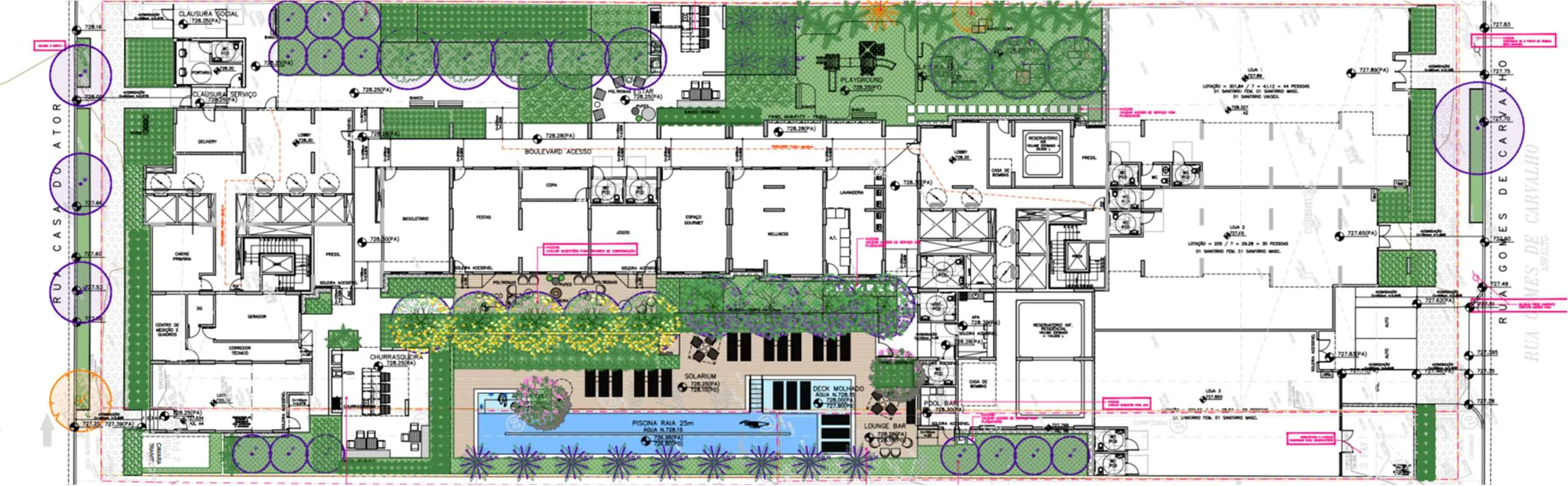 Planta do Uniko Vila Olímpia
