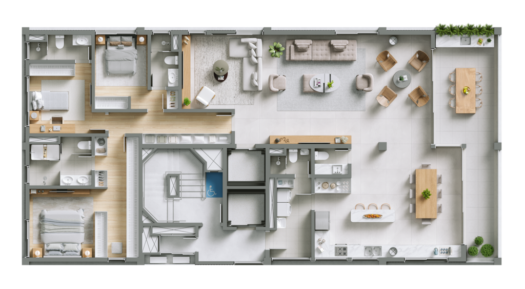UnLimited Homes: 3 dorm 217m² opção
