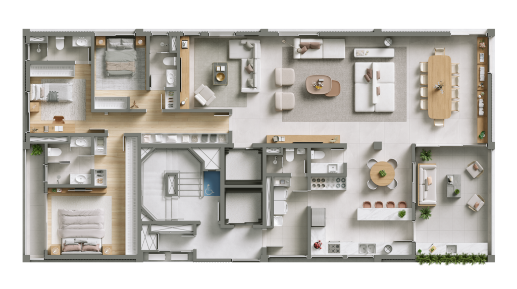 UnLimited Homes: 3 dorm 217m² opção