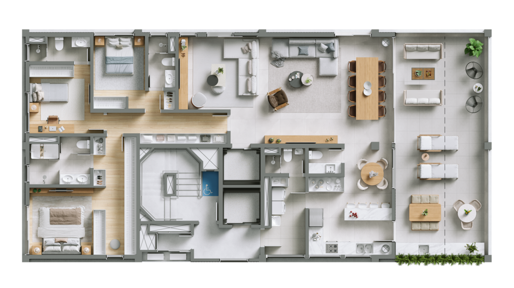 UnLimited Homes: 3 dorm 217m² opção