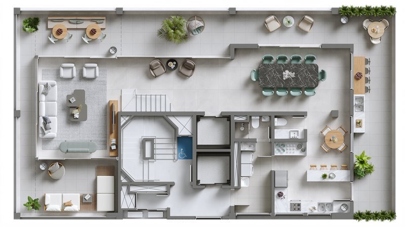 UnLimited Homes: 4 dorm 386m² triplex inferior