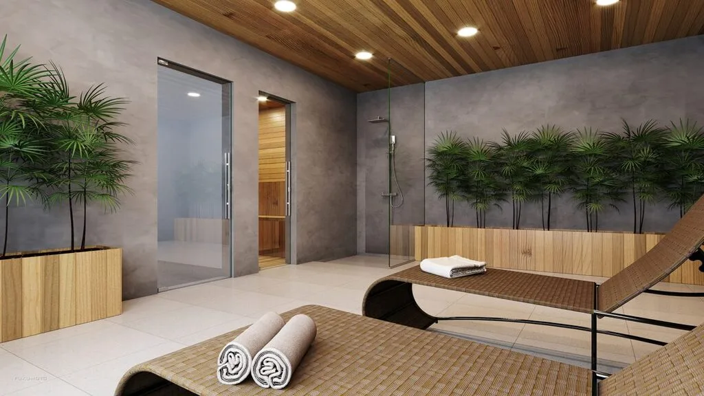 Up Resort: Sauna