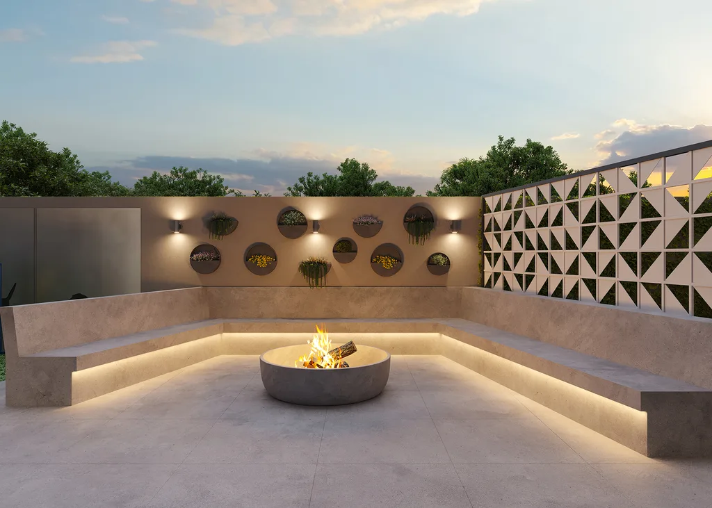 Vega Jardim: Fire place