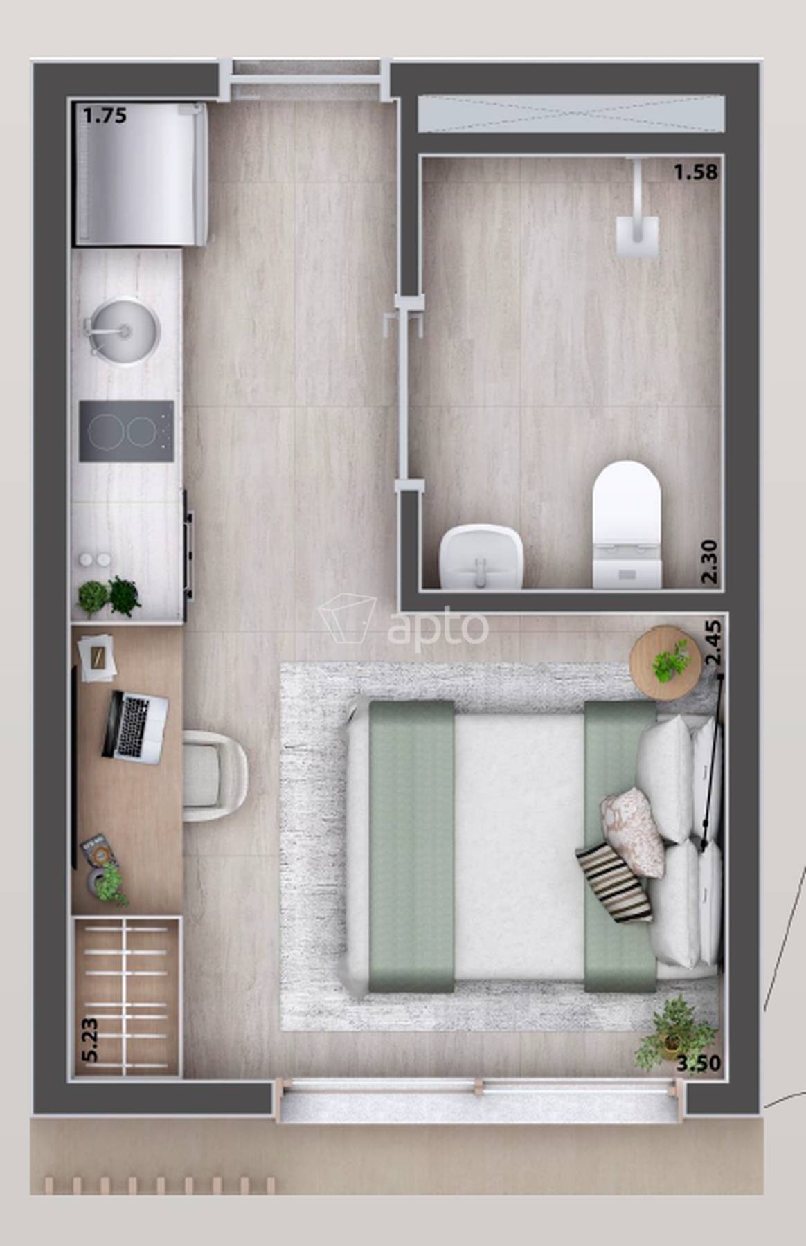 Planta do Verah Design Studios