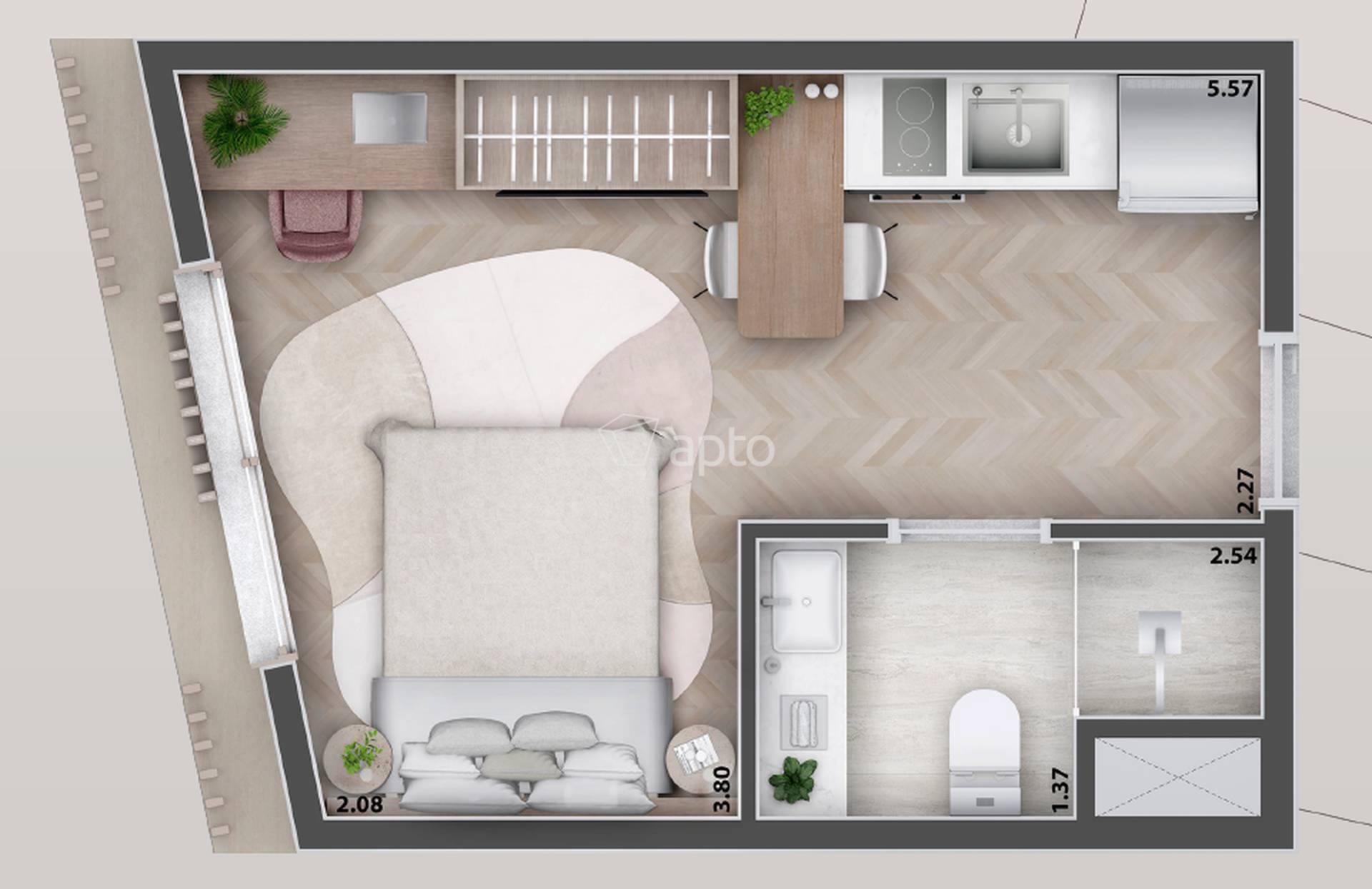 Planta do Verah Design Studios