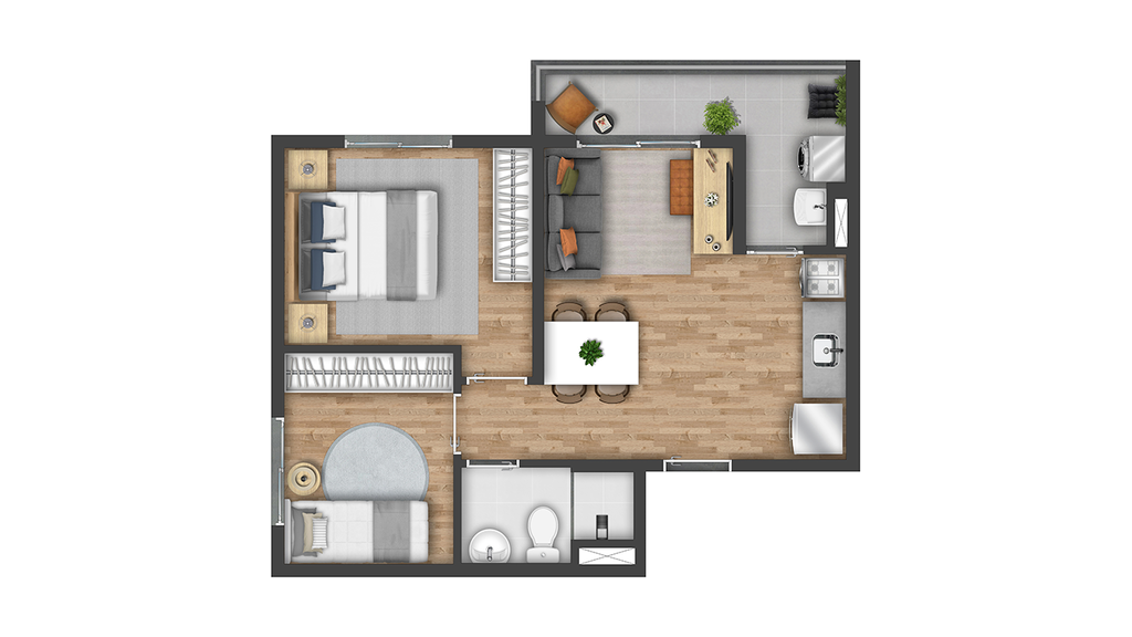 Vibra Estação Vila Prudente: 2 dorm 41m²