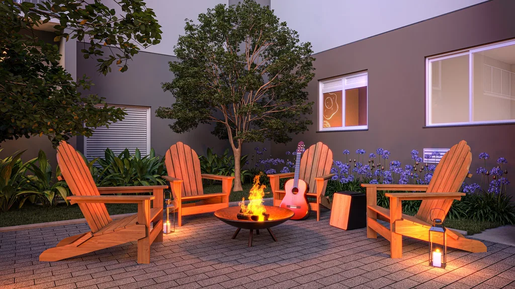 Vibra Paes de Barros: Fire place