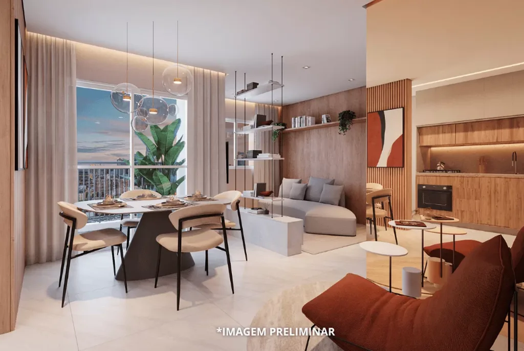 Vila Saúde Residencial Conx: Living