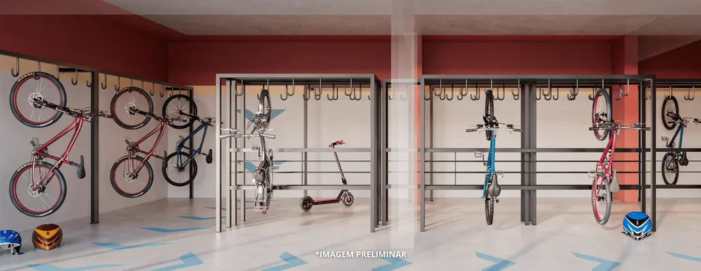 Vila Saúde Residencial Conx: Bicicletário
