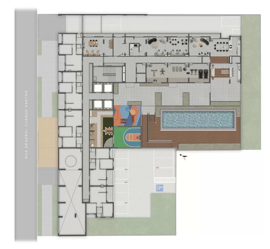 Vila Saúde Residencial Conx: Pavimento 1
