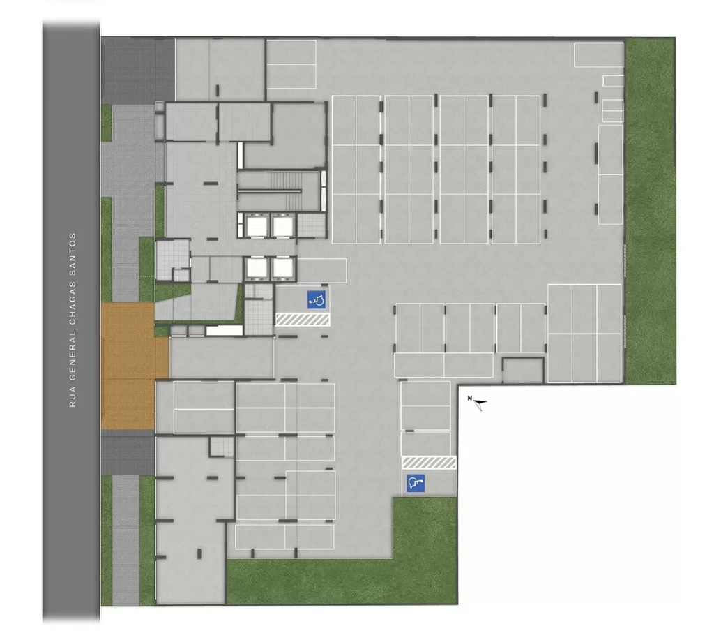 Vila Saúde Residencial Conx: Pavimento térreo