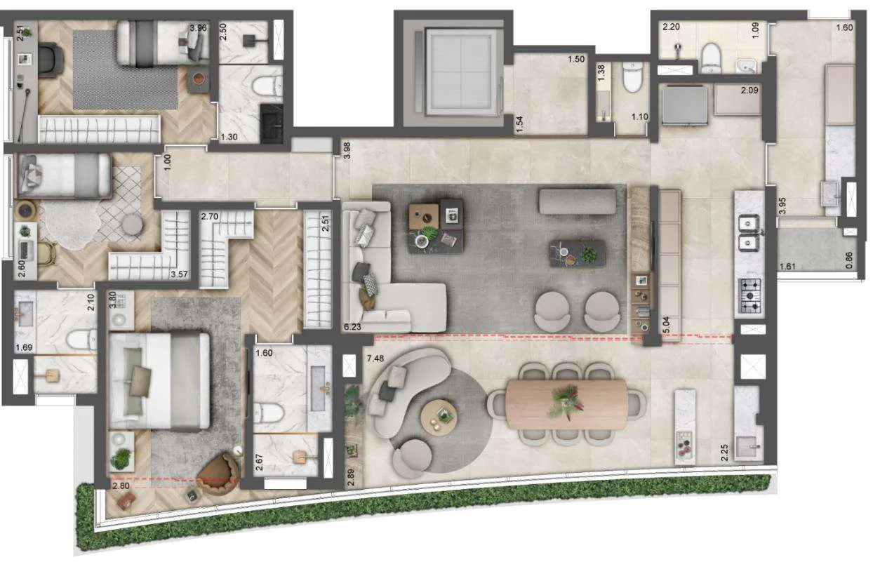 Planta do Villa Milano Lifestyle by Versace Home