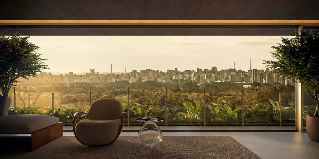 Vista Parque Ibirapuera: Terraço