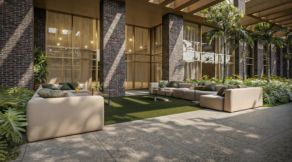 Vista Parque Ibirapuera: Lounge