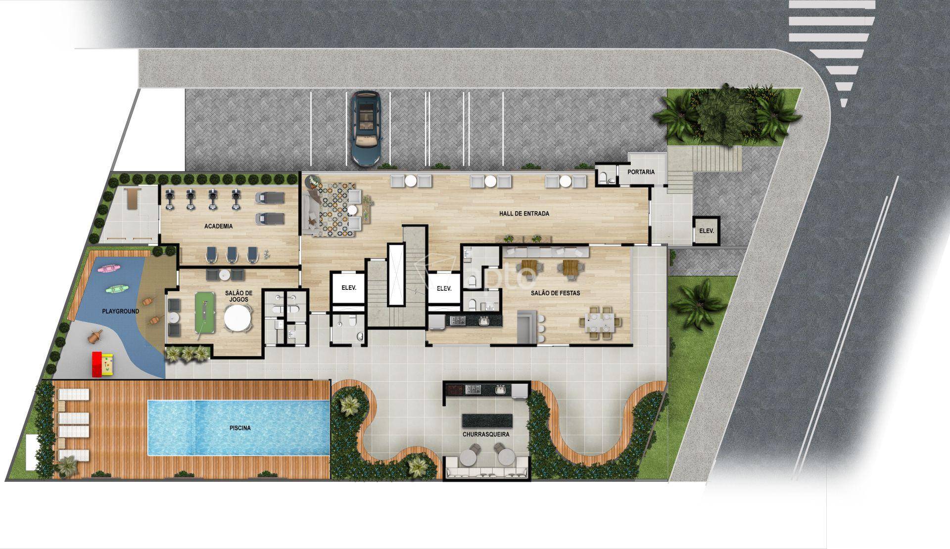 Planta do Vista Verde Residence