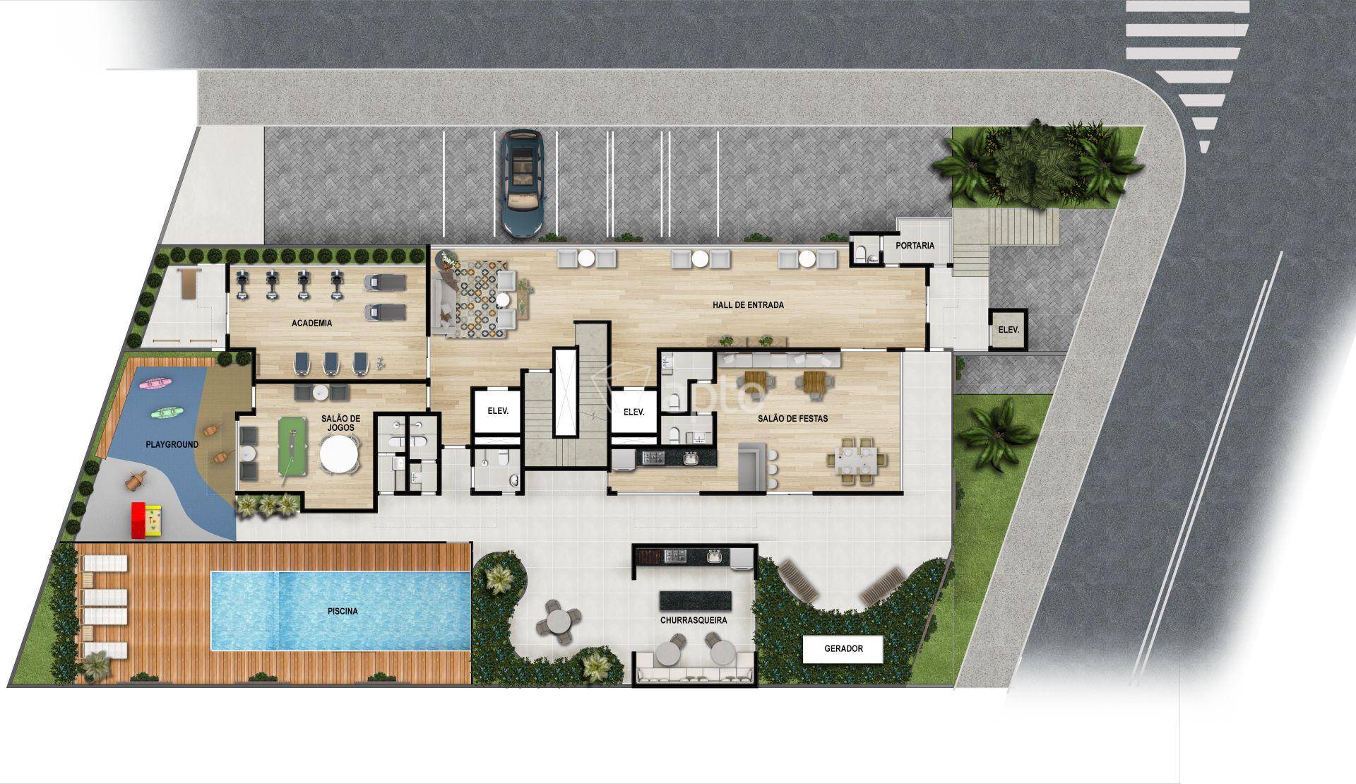 Planta do Vista Verde Residence