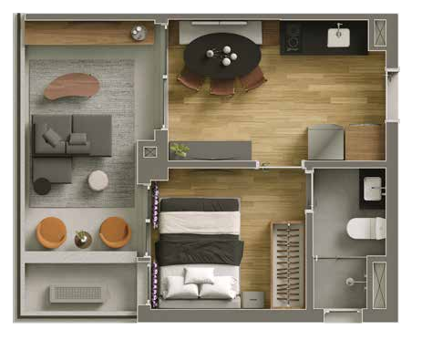 Vitacon Vila Olímpia: 1 dorm 33m²