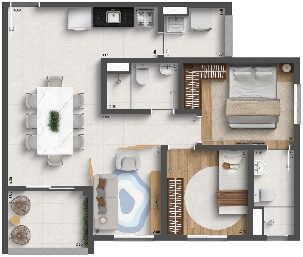 Vitta Estação Vila Prudente: 2 dorm 57m²