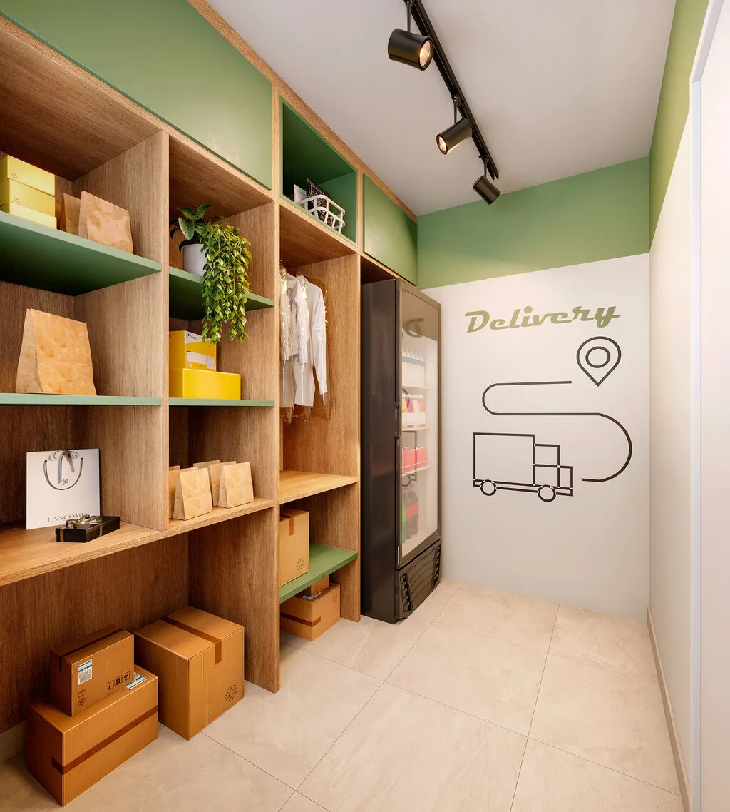 Viva Benx Klabin: Sala para Delivery