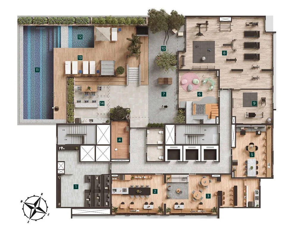 Planta do Viva Benx Star Campo Belo
